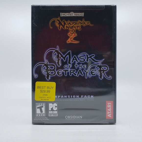 Forgotten Realms Neverwinter Nights 2 Mask of the Betrayer Expansion Pack PC NEW - Picture 1 of 5